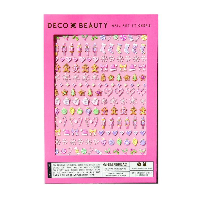 Deco Beauty Nail Art Stickers  Gingerbread