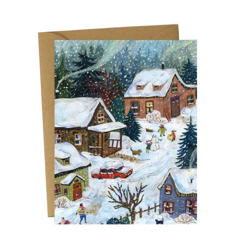 Phoebe Wahl  Snow Day Greeting Card