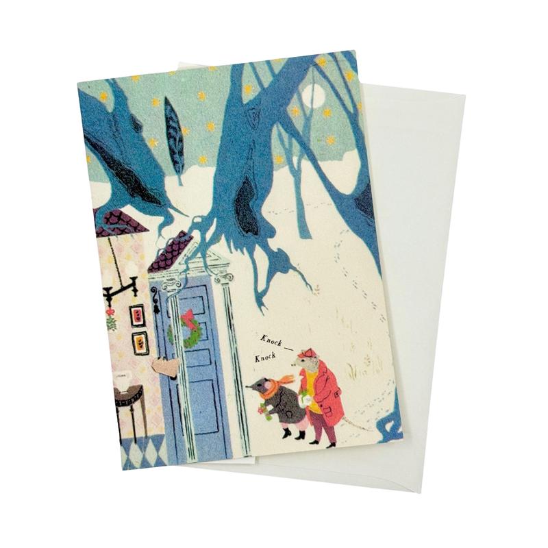 Parcel Badger\'s Visit Greeting Card