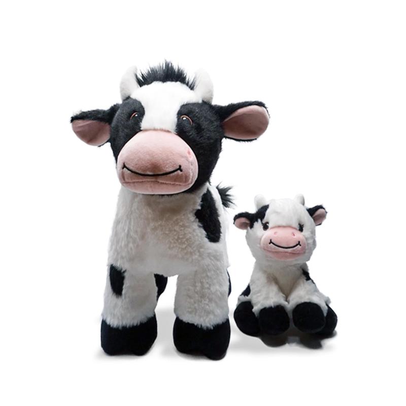 Snooze Monsters Interactive Bedtime Plush Set | Cow With Baby