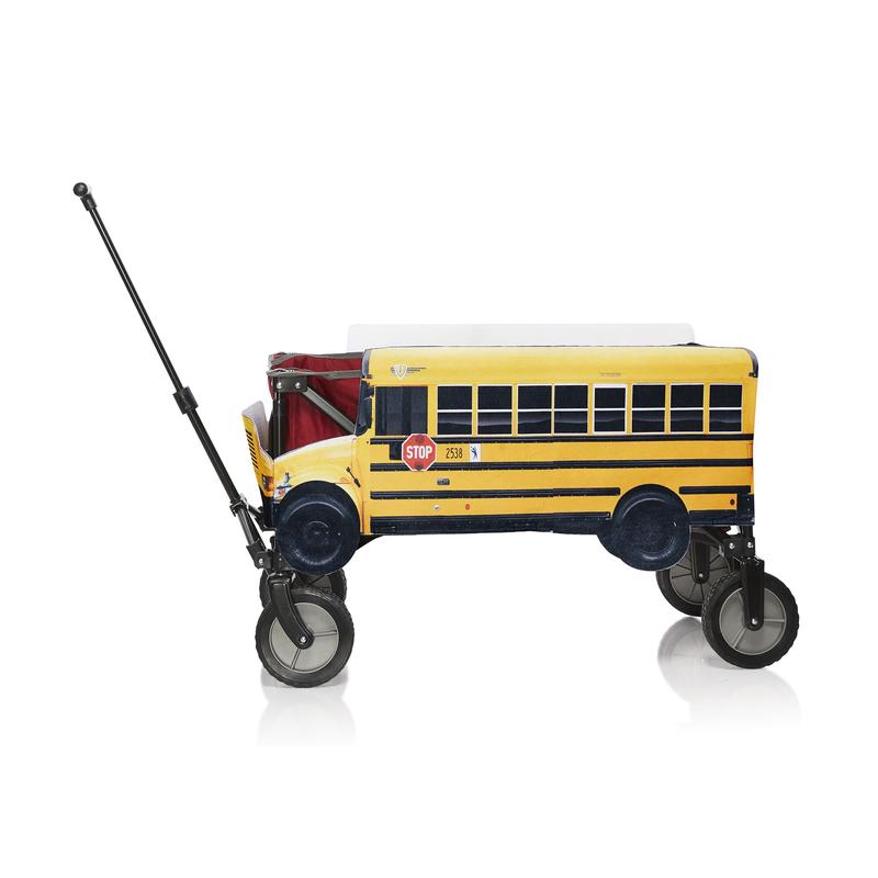 Yellow School Bus Wagon Cover Halloween Accessory