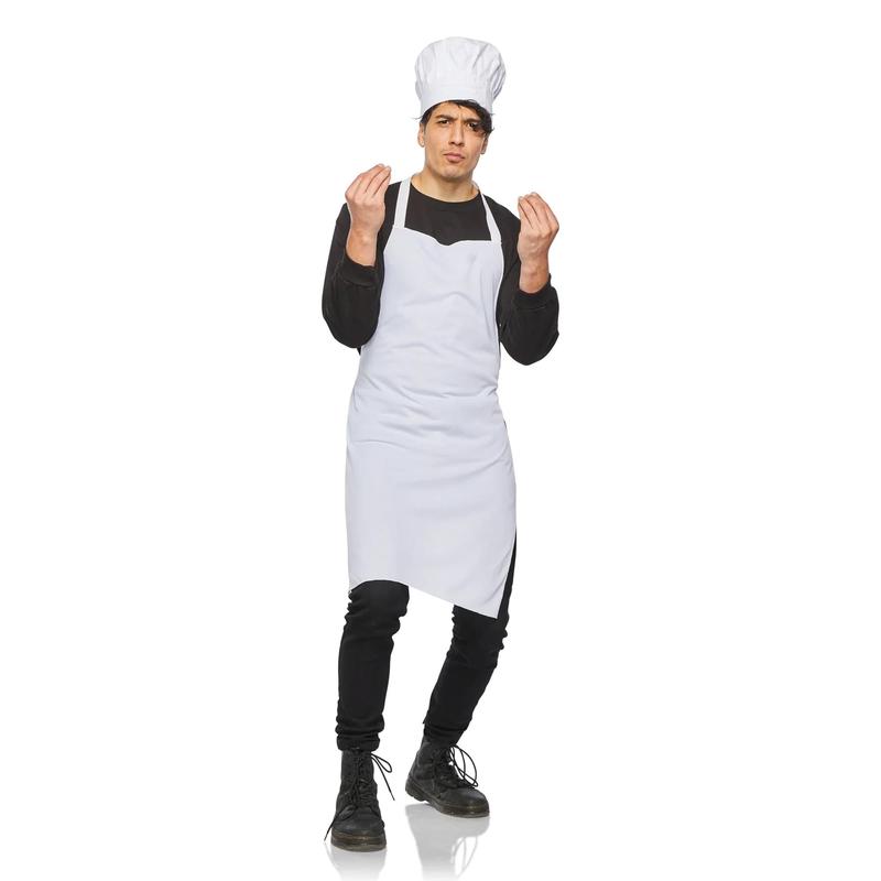 Chef Hat & Apron Adult Costume Kit