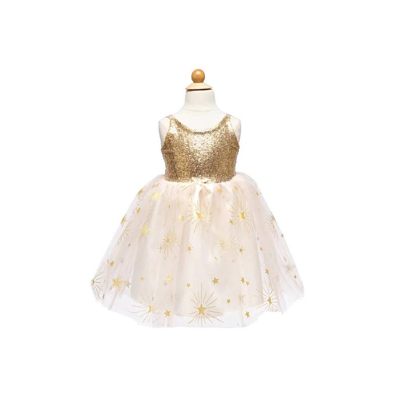 Golden Glam Party Dress