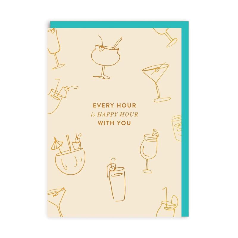 Every Hour Is Happy Hour Greeting Card