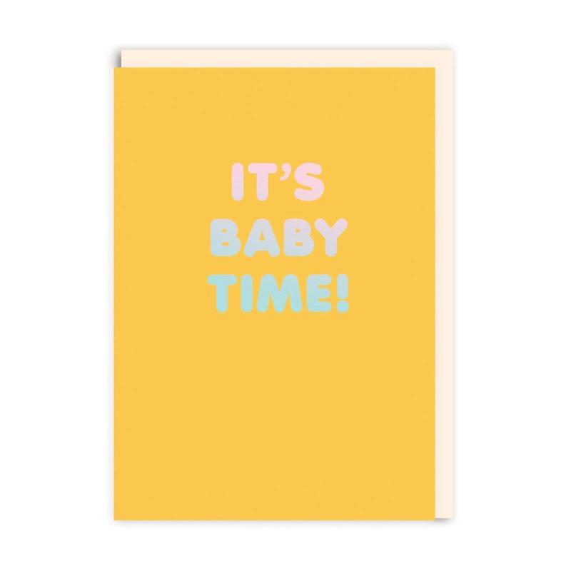 It\'s Baby Time Greeting Card