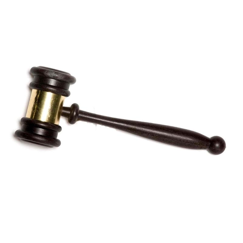 Judges Gavel Plastic Costume Accessory