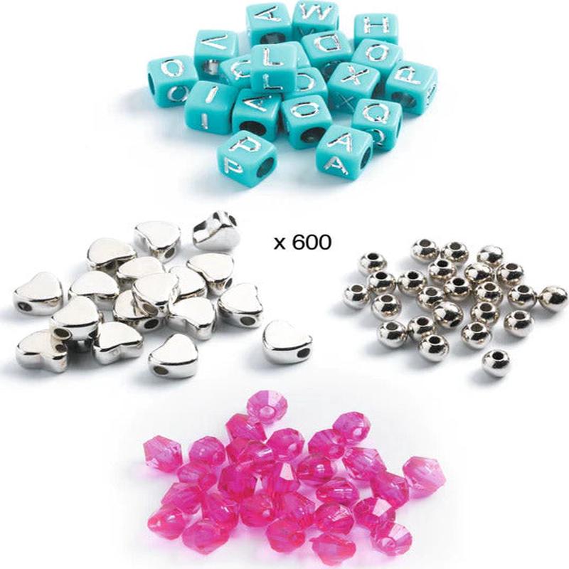 Alphabet Beads - Silver