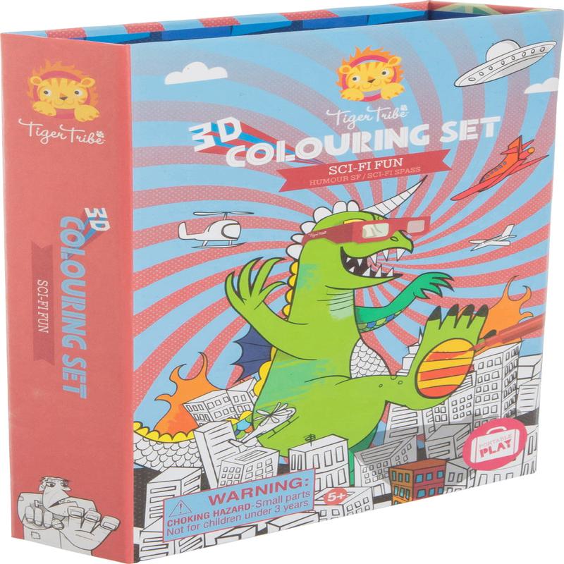 3D Colouring Set Sci Fi Fun
