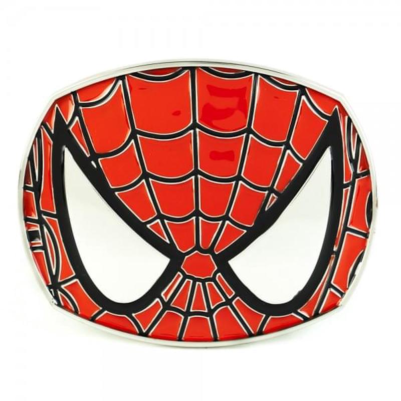 Spiderman Big Faced Enameled Belt Buckle