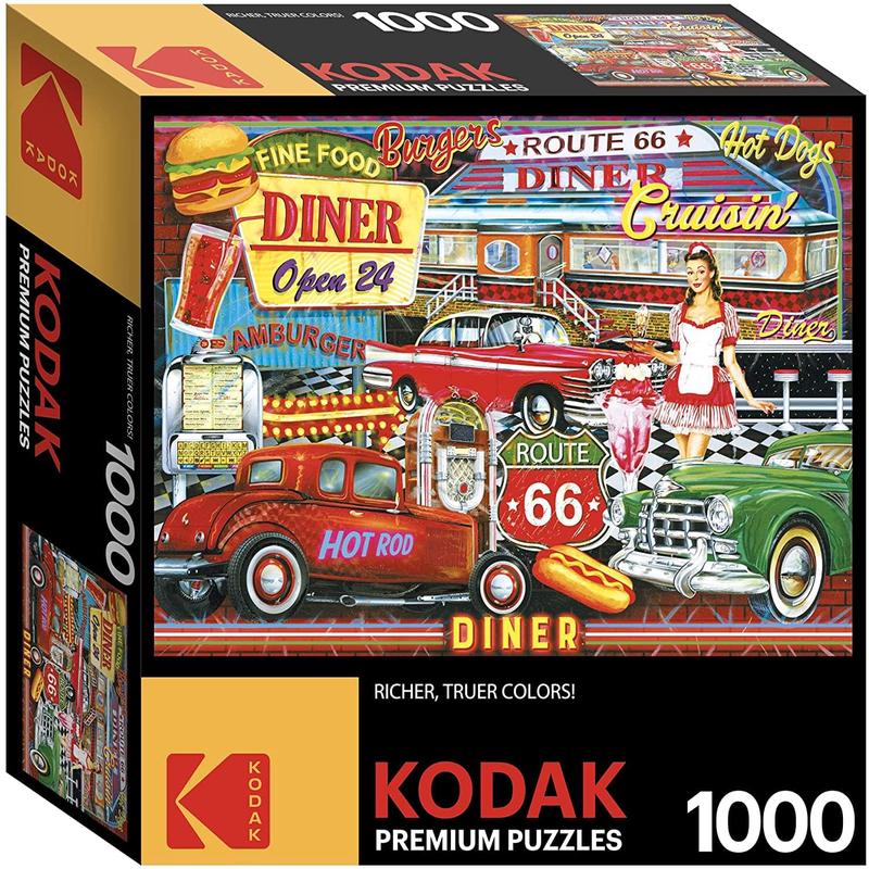 50s Diner 1000 Piece Kodak Premium Jigsaw Puzzle