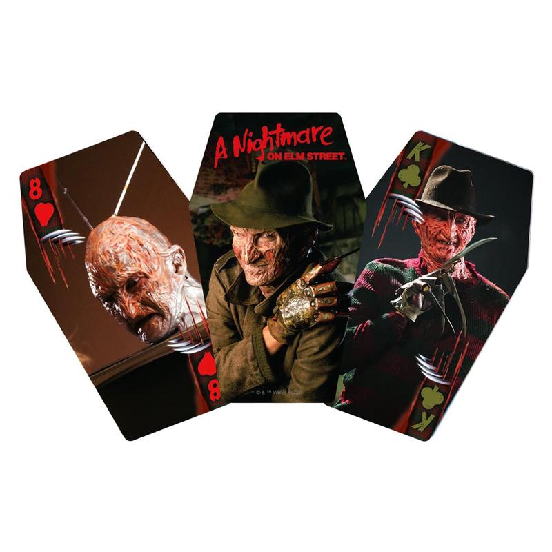 A Nightmare on Elm Street Coffin Shaped Playing Cards