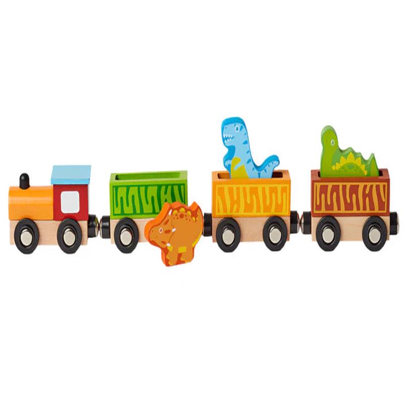 Dinosaur Wooden Train