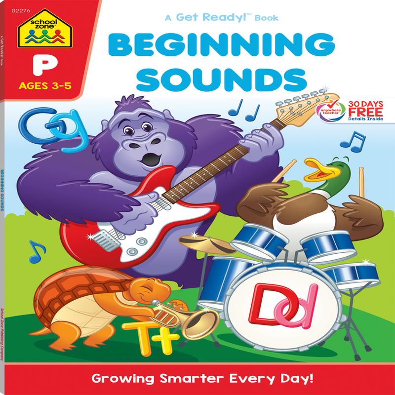 School Zone Beginning Sounds Workbook