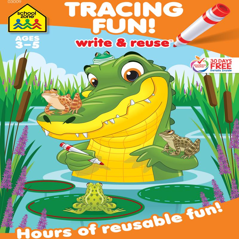 School Zone Tracing Fun! Workbook