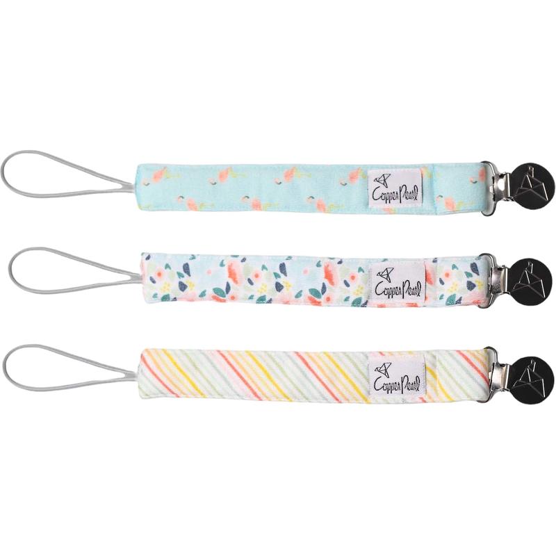 Copper Pearl Binky Clips | Leilani