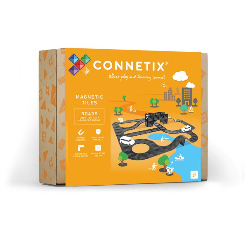 [As - Is] Connetix Creative Roads Pack 48 pc